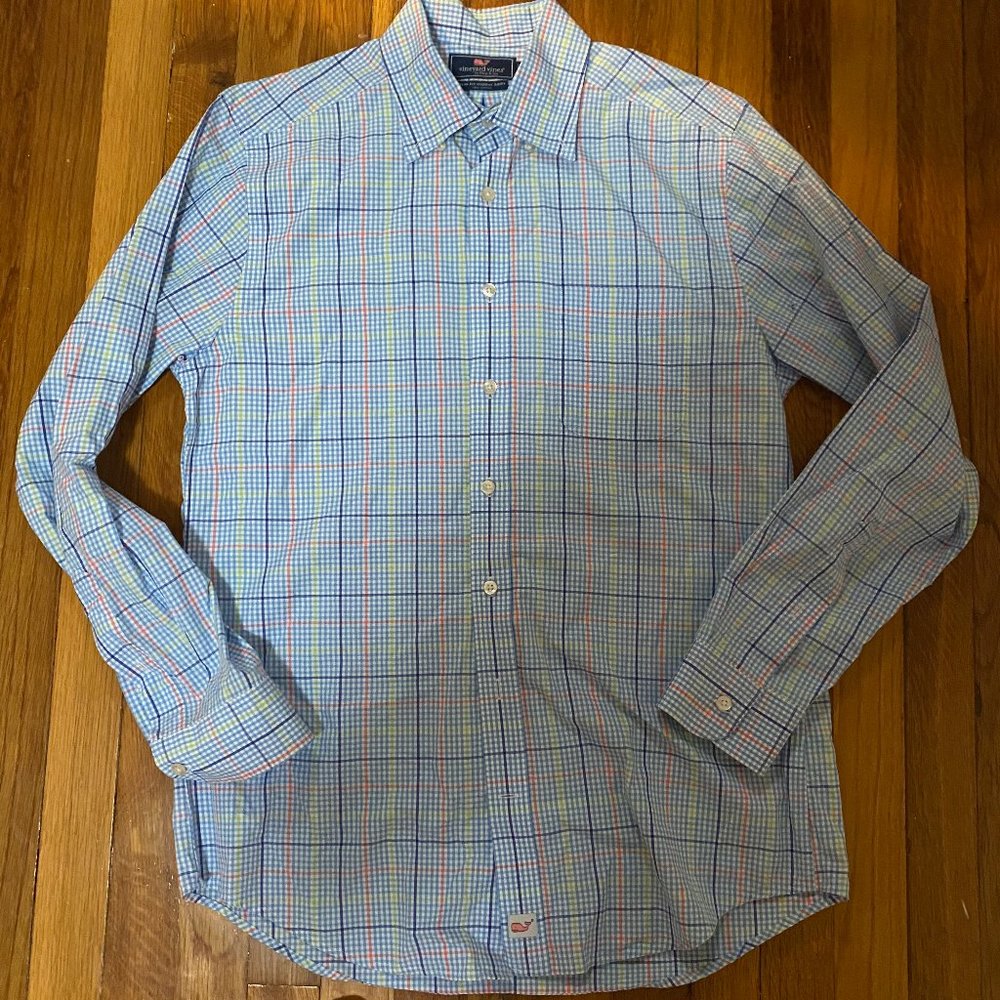 Vineyard Vines Mens Button Up Long Sleeve